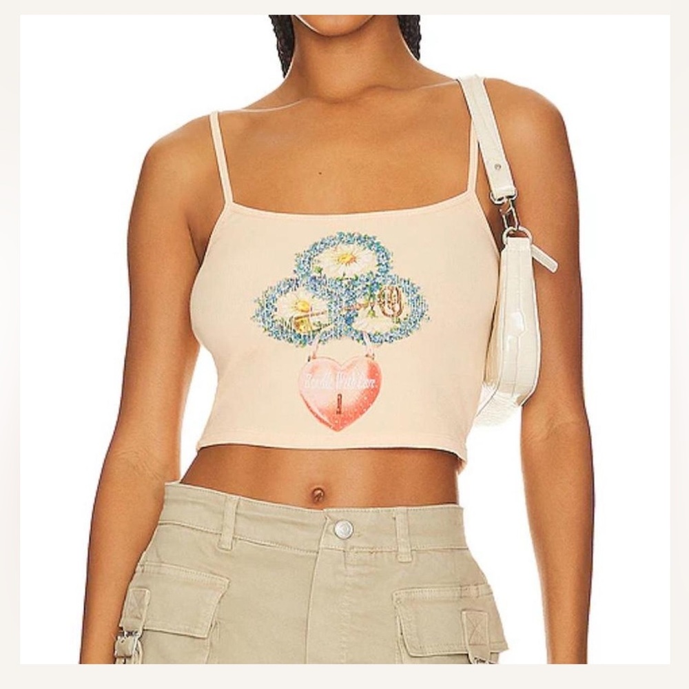 Boys Lie Apricot Graphic Tank
